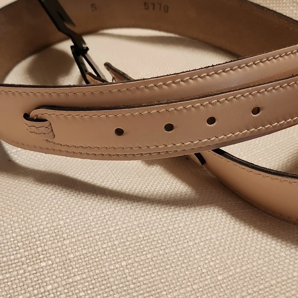 J Ferrar leather wide tan belt size small
